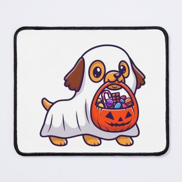 Item preview, Dog dressed as a ghost designed and sold by MasterBlack21.
