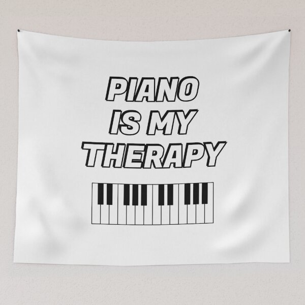 Item preview, Piano is my therapy  designed and sold by Inspirationmotivation.