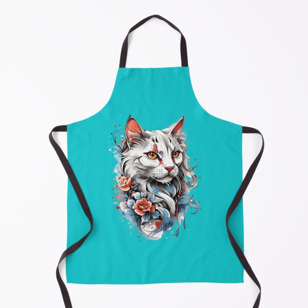 Item preview, Cat Tattoo A Traditional Design in Vector Art designed and sold by YolondaGorman.