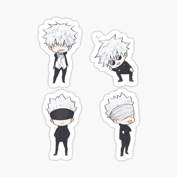 Gojo Chibi Jujutsu Kaisen Anime Stickers - Adorable Sorcery for Your Gear –  Brothers Innovation