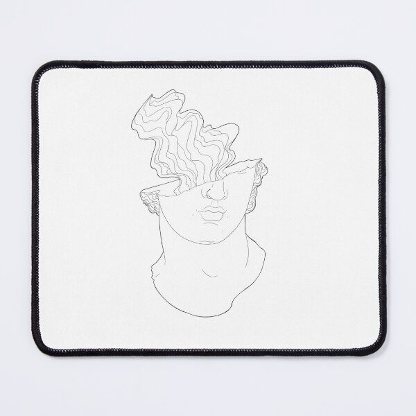 Item preview, Sculpture, face of a dreamy man with piercing designed and sold by Elifndz.