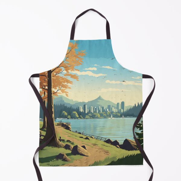 Item preview, A Vintage Travel Illustration of Stanley Park - Vancouver - Canada designed and sold by GoodOldVintage.