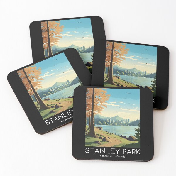 Item preview, A Vintage Travel Illustration of Stanley Park - Vancouver - Canada  designed and sold by GoodOldVintage.