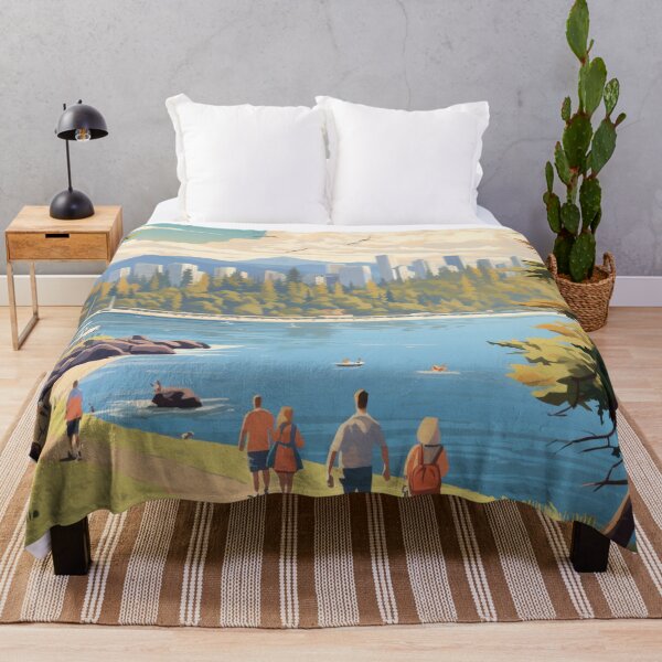 Item preview, A Vintage Travel Illustration of Stanley Park - Vancouver - Canada  designed and sold by GoodOldVintage.