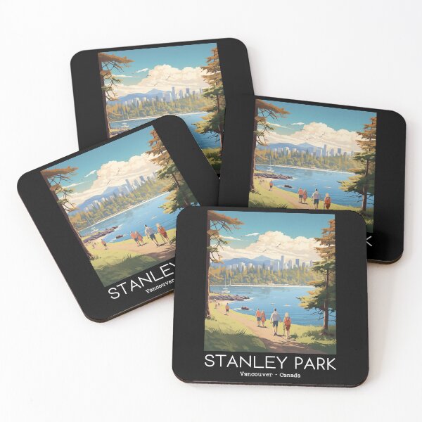 Item preview, A Vintage Travel Illustration of Stanley Park - Vancouver - Canada  designed and sold by GoodOldVintage.