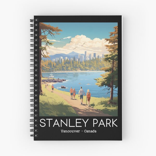 Item preview, A Vintage Travel Illustration of Stanley Park - Vancouver - Canada  designed and sold by GoodOldVintage.