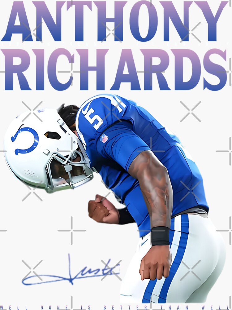 Official Anthony Richardson Indianapolis Colts Home Decor, Colts Anthony  Richardson Home Goods, Office Colts Decorations