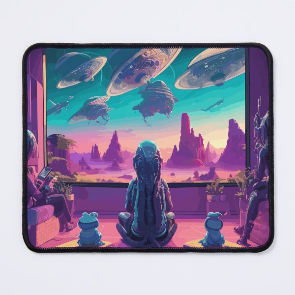 Item preview, Aliens watching TV designed and sold by Lion-ZG21.