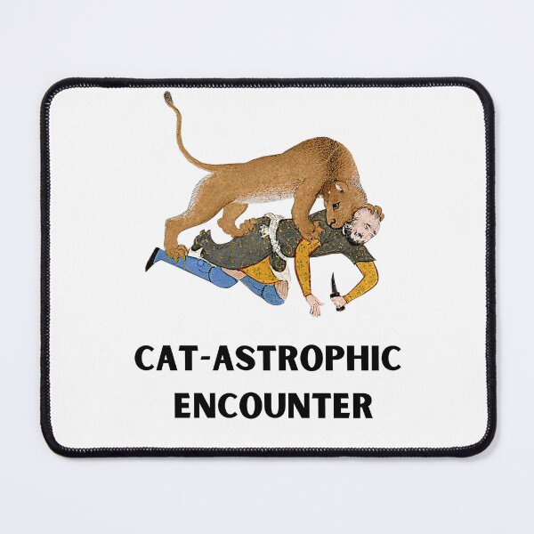 Item preview, CAT-ASTROPHIC ENCOUNTER - Persian (iran) design designed and sold by Persian Pride Official.