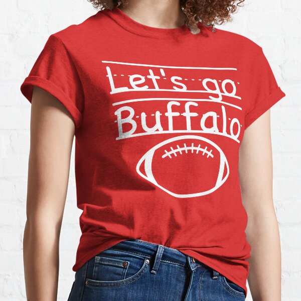 Buffalo Football Shirt Vintage Buffalo T-shirt Let's Go 