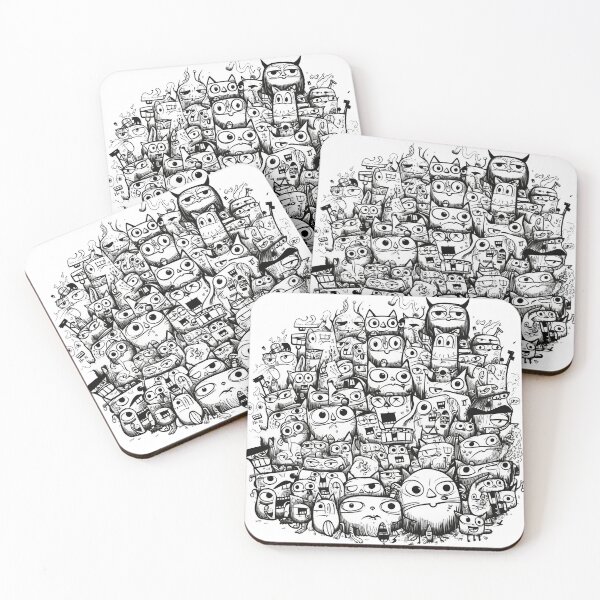 Item preview, Doodles Weird and Wacky Cats designed and sold by cooeeman.