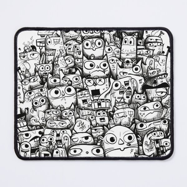 Item preview, Doodles Weird and Wacky Cats designed and sold by cooeeman.