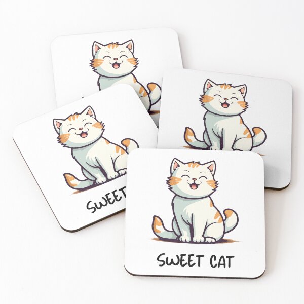 Item preview, Sweet cat white and brown designed and sold by GeniaCrites.