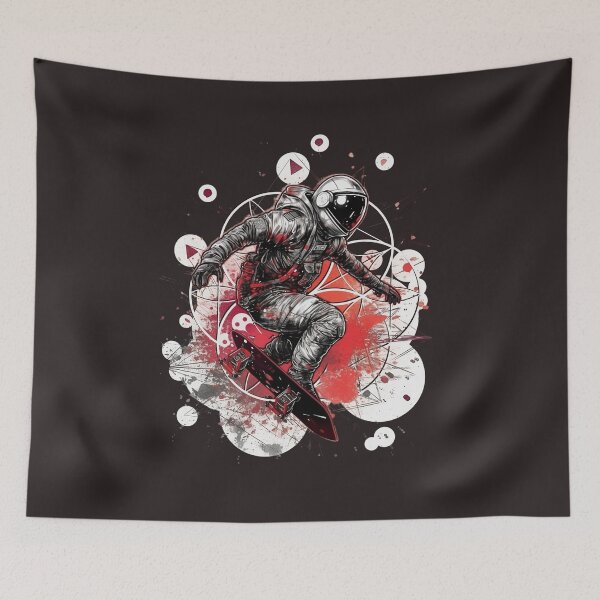 Item preview, Premium splash art Space skater Astronaut  Design Graphic designed and sold by 138Technology.