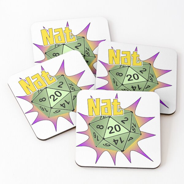 Item preview, D20 Nat 20 roll designed and sold by PurpleCowStudio.