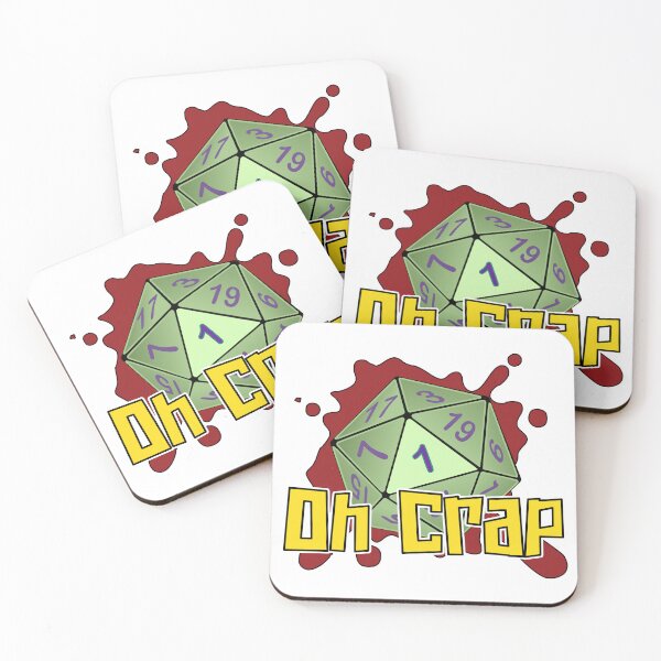 Item preview, D20 Oh Crap designed and sold by PurpleCowStudio.