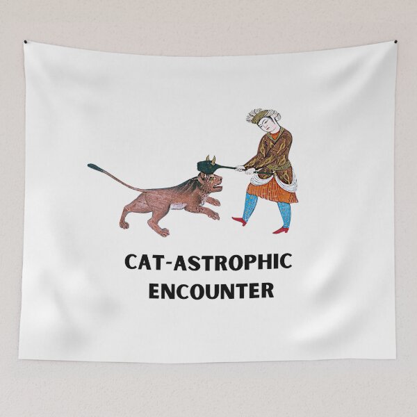 Item preview, CAT-ASTROPHIC ENCOUNTER - Persian (iran) design designed and sold by Persian Pride Official.