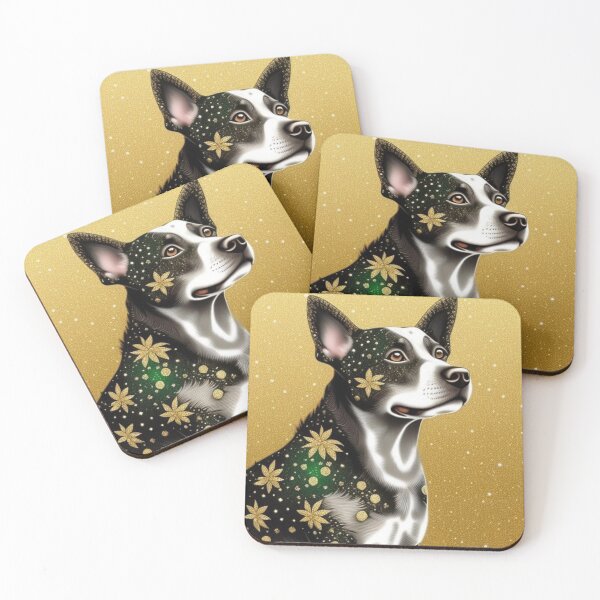 Item preview, Dog portrait and glitter sparkle  designed and sold by Roxburylane.