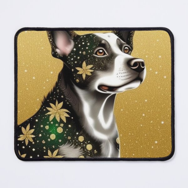 Item preview, Dog portrait and glitter sparkle designed and sold by Roxburylane.