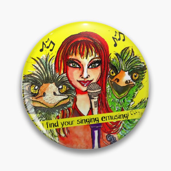 Item preview, I Find Your Singing Emusing Band with Girl and Emus designed and sold by gleefulme.