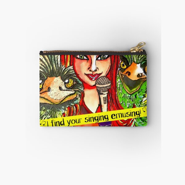 Item preview, I Find Your Singing Emusing Band with Girl and Emus designed and sold by gleefulme.