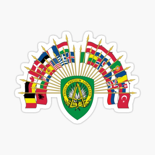 Item preview, Supreme Headquarters Allied Powers Europe - NATO designed and sold by wordwidesymbols.