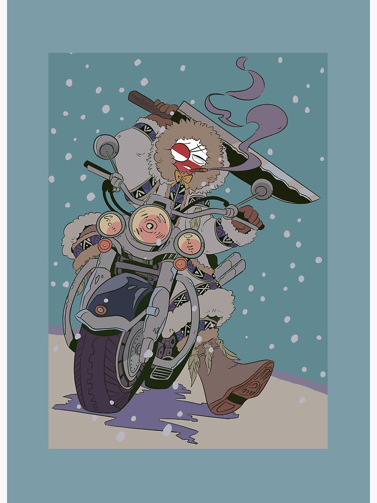 Countryhumans Russia Postcard by splendidshit