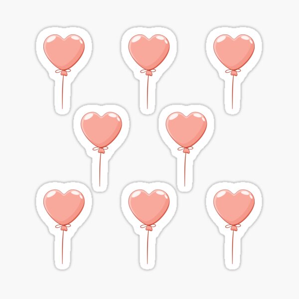 Love Balloon Stickers PNG