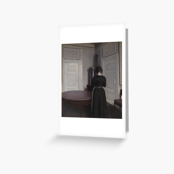 Item preview, Interior by Vilhelm Hammershøi, 1899 designed and sold by Vintage Wall Art.