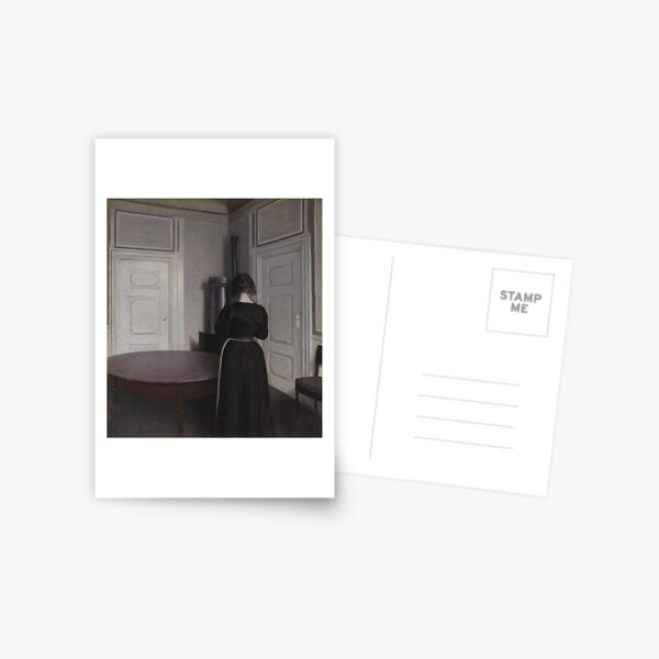 Item preview, Interior by Vilhelm Hammershøi, 1899 designed and sold by Vintage Wall Art.