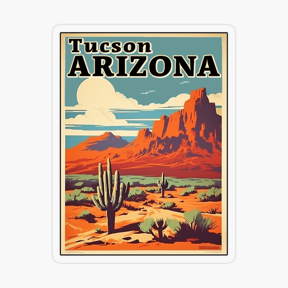  Glendale Arizona Vintage Travel Posters 24x36inch