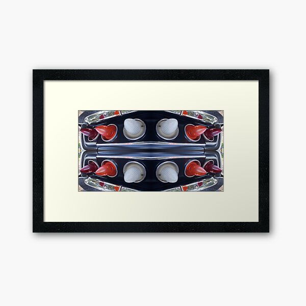 Vintage Car Lights by Avril Thomas at Magpie Springs Framed Art Print