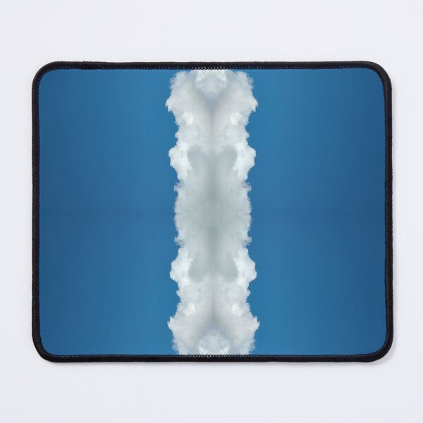 Item preview, White Fluffy Cloud in Blue Sky Vertical Abstract by Adelaide artist Avril Thomas at Magpie Springs designed and sold by MagpieSprings.