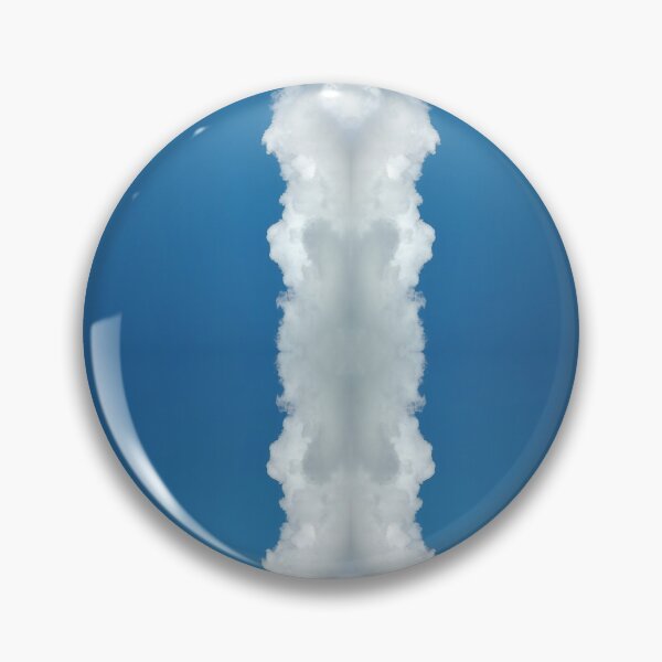 Item preview, White Fluffy Cloud in Blue Sky Vertical Abstract by Adelaide artist Avril Thomas at Magpie Springs designed and sold by MagpieSprings.