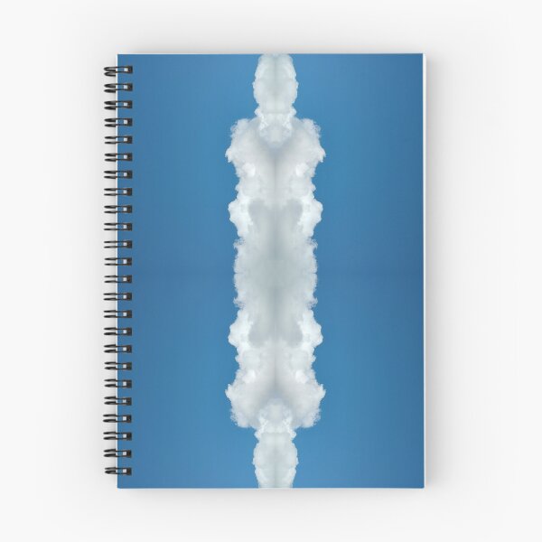 Item preview, White Fluffy Cloud in Blue Sky Vertical Abstract by Adelaide artist Avril Thomas at Magpie Springs designed and sold by MagpieSprings.