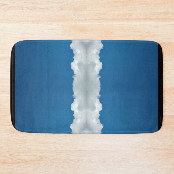 Item preview, White Fluffy Cloud in Blue Sky Vertical Abstract by Adelaide artist Avril Thomas at Magpie Springs designed and sold by MagpieSprings.