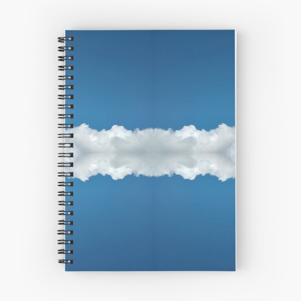 Item preview, White Fluffy Cloud in Blue Sky Horizontal Abstract by Adelaide artist Avril Thomas at Magpie Springs designed and sold by MagpieSprings.