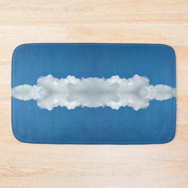 Item preview, White Fluffy Cloud in Blue Sky Horizontal Abstract by Adelaide artist Avril Thomas at Magpie Springs designed and sold by MagpieSprings.
