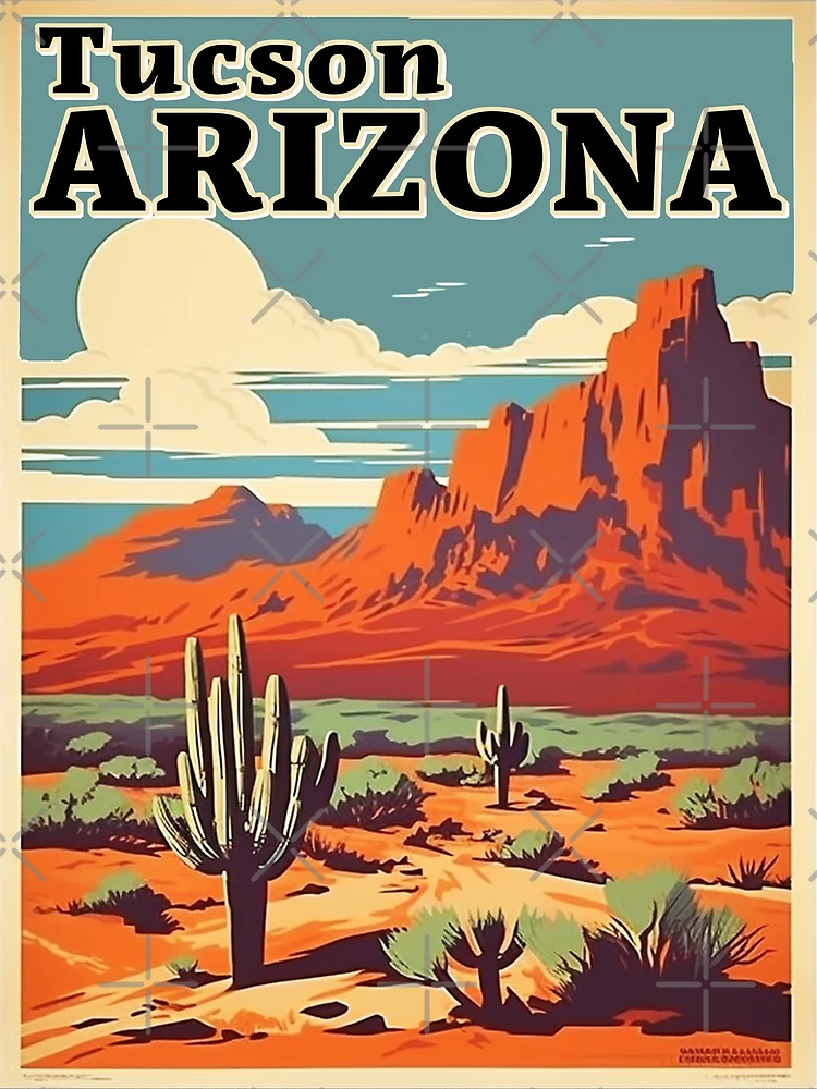  Glendale Arizona Vintage Travel Posters 24x36inch