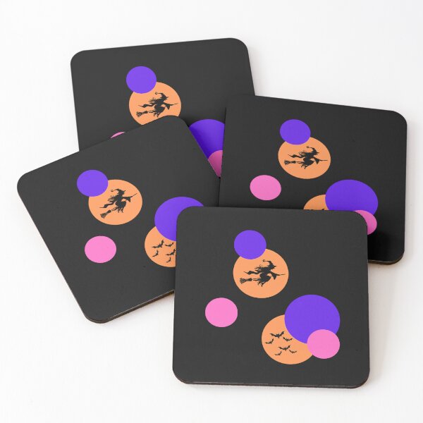 Item preview, Witch on Colored Circles designed and sold by SyTcreations.