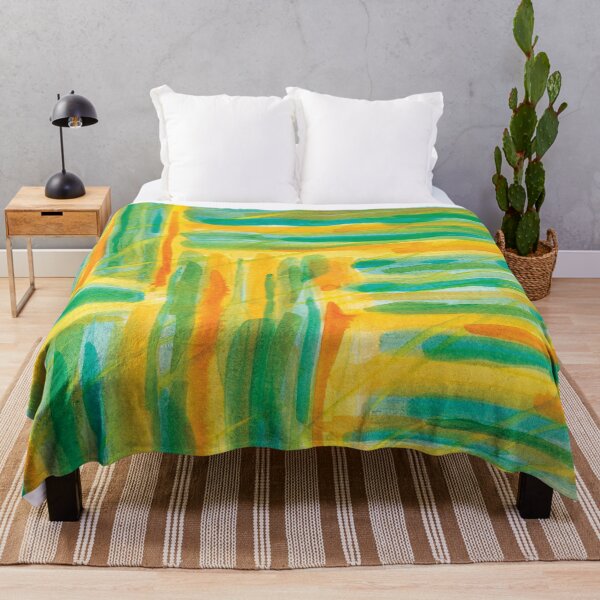 Item preview, Turquoise Butterscotch Farmland designed and sold by Alexandria Levin.