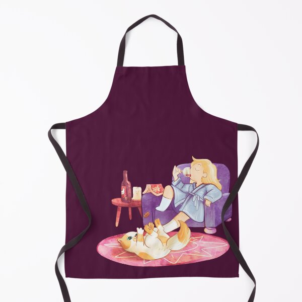 Item preview, Chilling with Cake and wine, Adventure Time fan art designed and sold by Lavinia Knight.