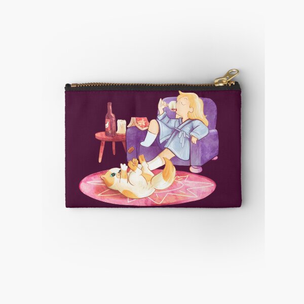 Item preview, Chilling with Cake and wine, Adventure Time fan art designed and sold by Lavinia Knight.