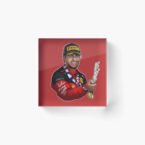 Item preview, Carlos Sainz Jr Winner GP de Singapore fanart designed and sold by racing-art.
