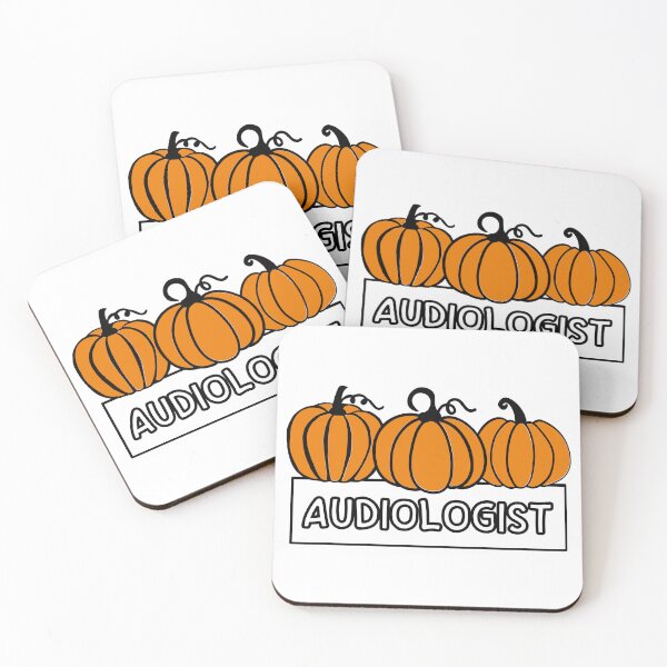 Item preview, Fall Pumpkin Audiologist Logo designed and sold by Hear4theEars.