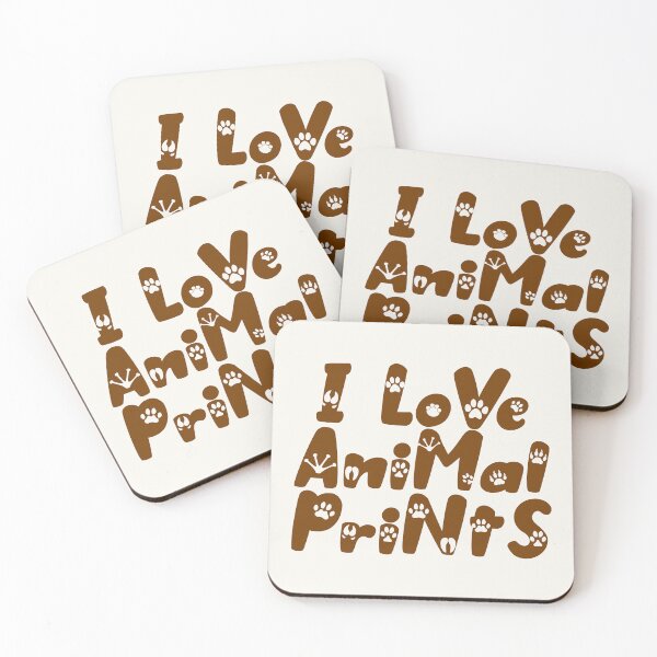Item preview, I love Animal Prints, for animal lovers designed and sold by LookByLau.