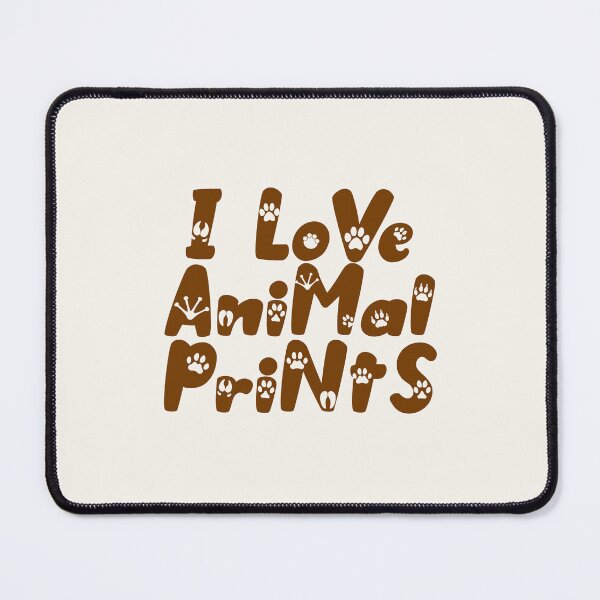 Item preview, I love Animal Prints, for animal lovers designed and sold by LookByLau.