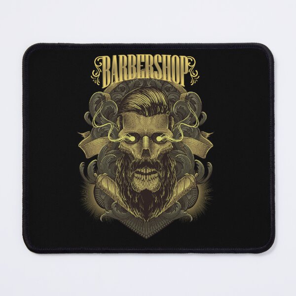 Item preview, Barbershop Skull Beard designed and sold by WOLForDEER.