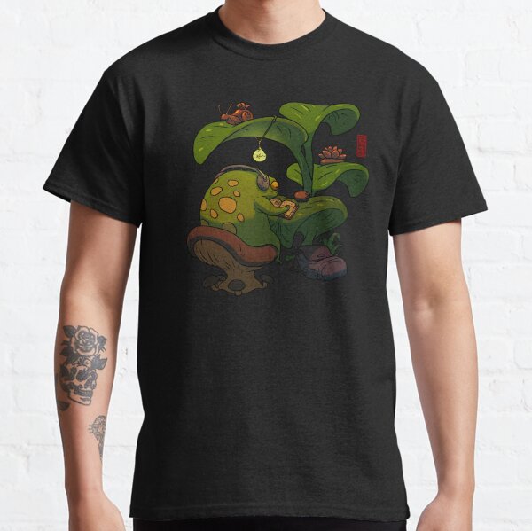 Aperçu de l'œuvre lofi étudiant la grenouille créée et vendue par DingHuArt.