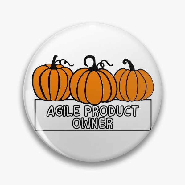 Item preview, Fall Pumpkin Agile Product Owner Logo designed and sold by Hear4theEars.